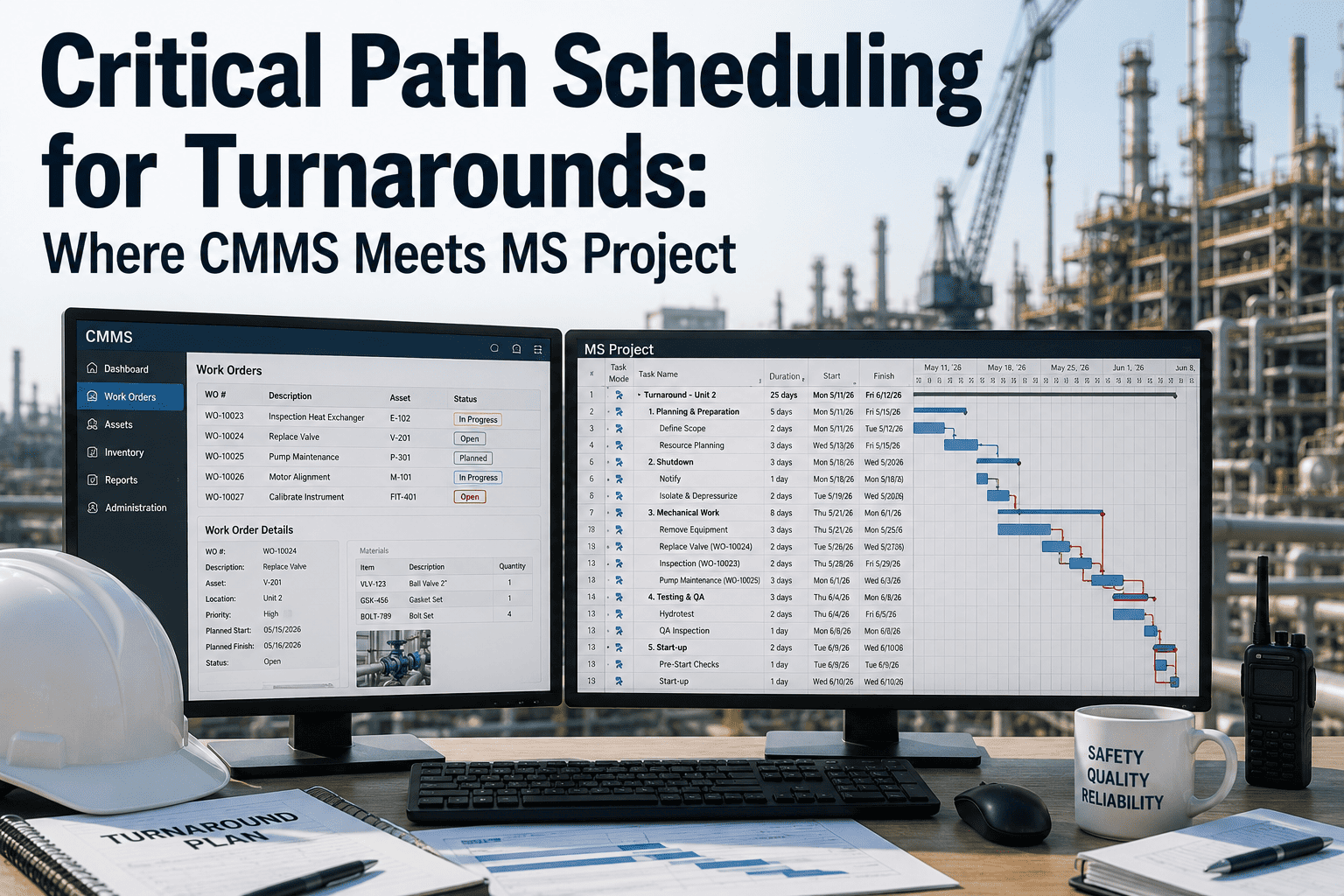 critical-path-scheduling-for-turnarounds-where-cmms-meets-ms-project