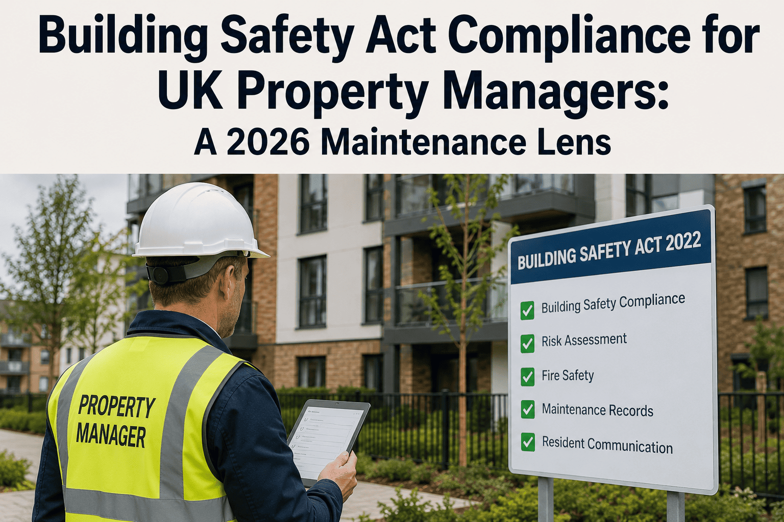 building-safety-act-compliance-for-uk-property-managers-a-2026-maintenance-lens