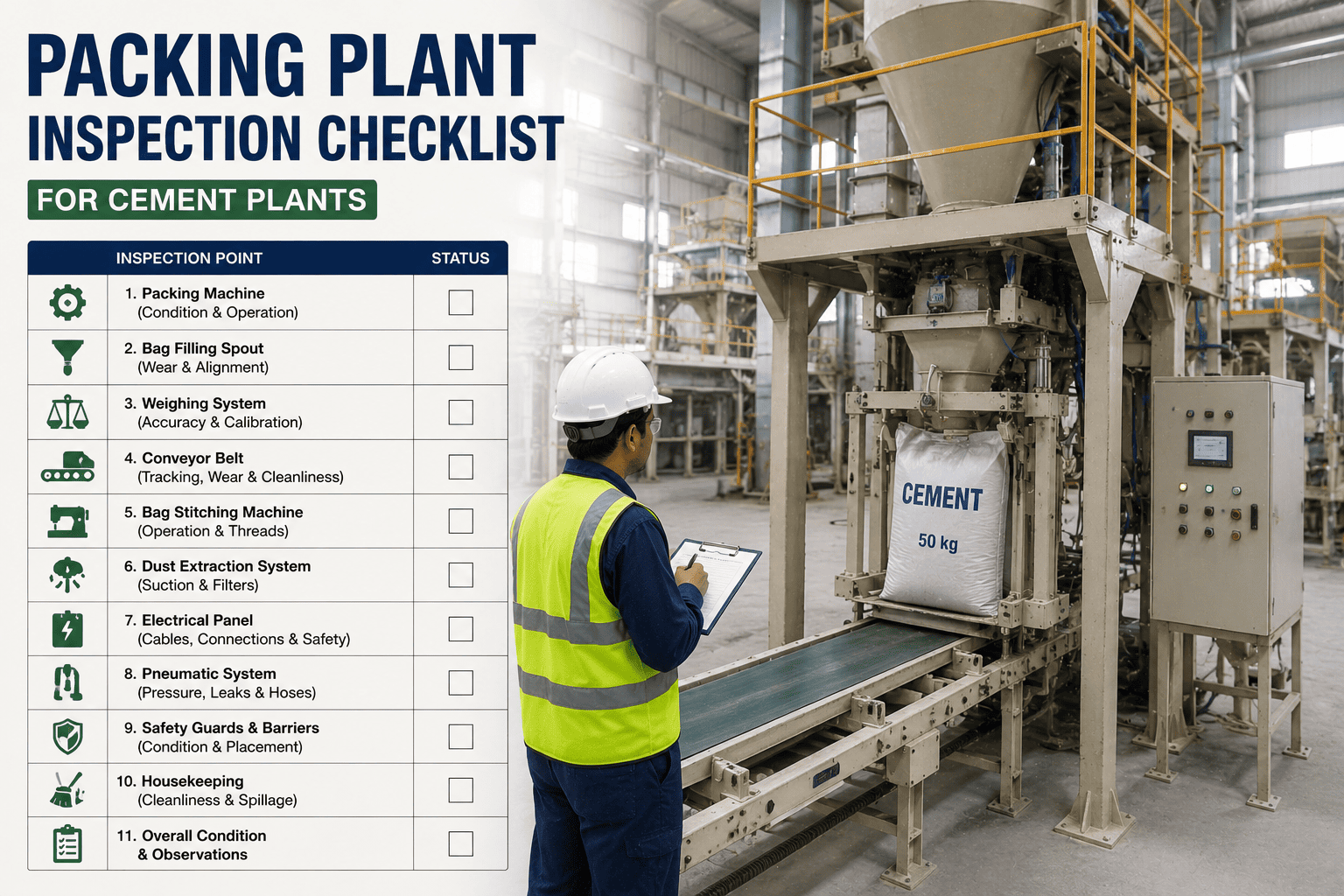 packing-plant-inspection-checklist-cement-plants