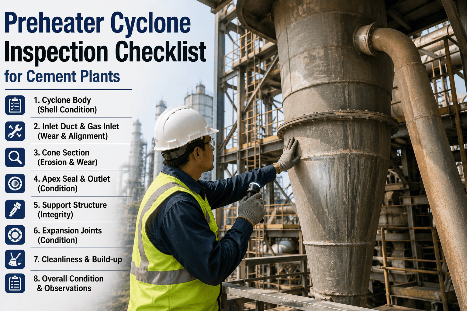 preheater-cyclone-inspection-checklist-cement-plants