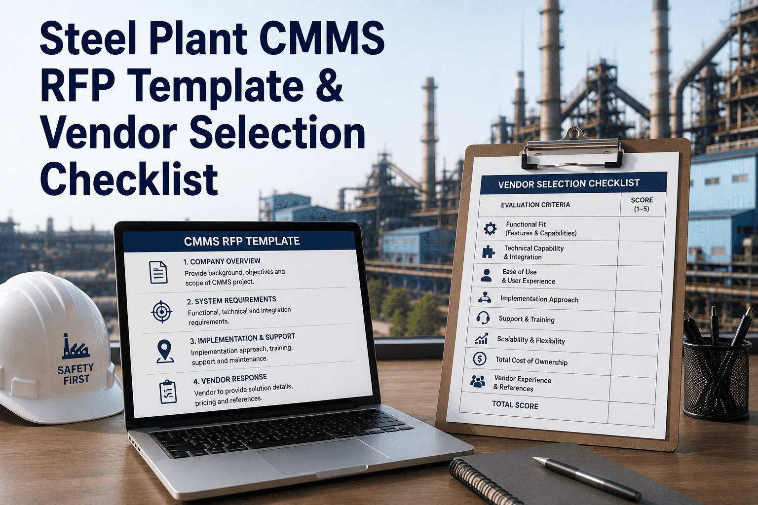 steel-plant-cmms-rfp-template-vendor-selection