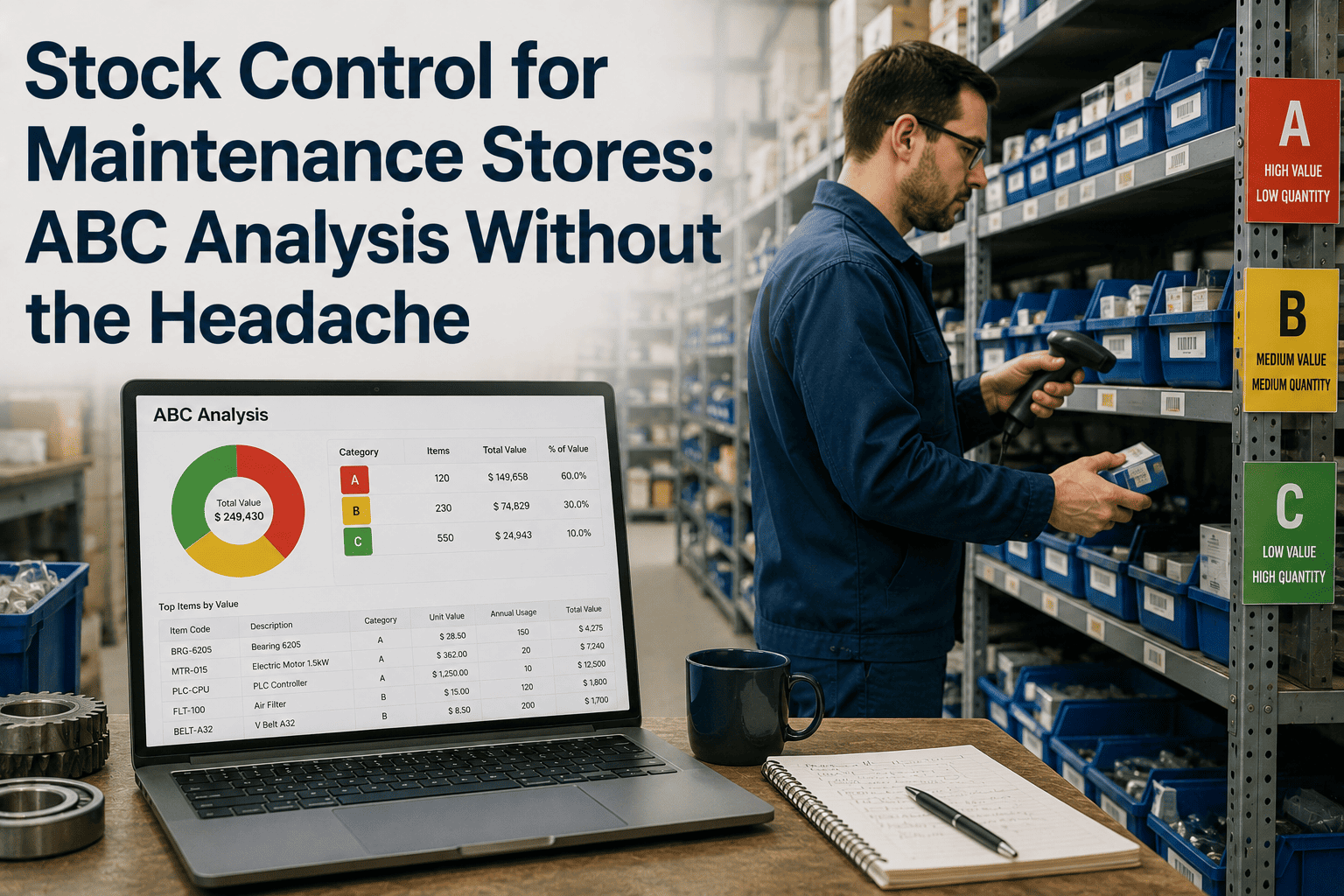 stock-control-for-maintenance-stores-abc-analysis-without-the-headache